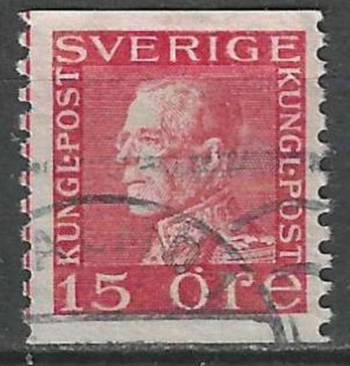 Zweden 1925/1926 - Yvert 196 - Gustaaf V (ST), Postzegels en Munten, Postzegels | Europa | Scandinavië, Gestempeld, Zweden, Verzenden