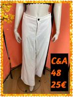Pantalon dames 48 C&A, Wit, Maat 46/48 (XL) of groter, Ophalen of Verzenden, Zo goed als nieuw