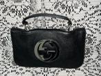 Sac GUCCI cuir noir impeccable, Noir