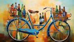 Mijn Fiets, kunstprint (poster) 70x38 cm, Antiek en Kunst, Kunst | Schilderijen | Modern, Verzenden