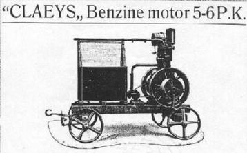 Gezocht: wagen voor stationaire motor Claeys beschikbaar voor biedingen