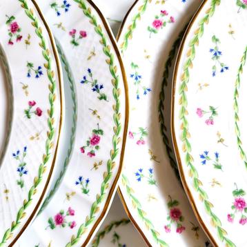 ✔️ L.Bernardaud & C Limoges 12 Assiettes 6 plates/6 Creuses