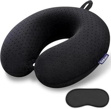 Coussin de voyage en mousse viscoélastique noir LIVRAISON RA, Neuf, -, GOSIDER, -