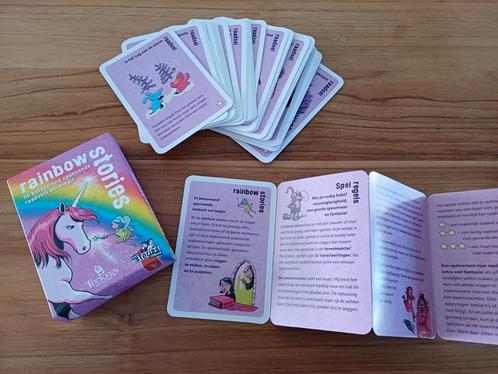 Rainbow stories: 50 spannende raadsels, Hobby en Vrije tijd, Gezelschapsspellen | Kaartspellen, Zo goed als nieuw, Ophalen of Verzenden