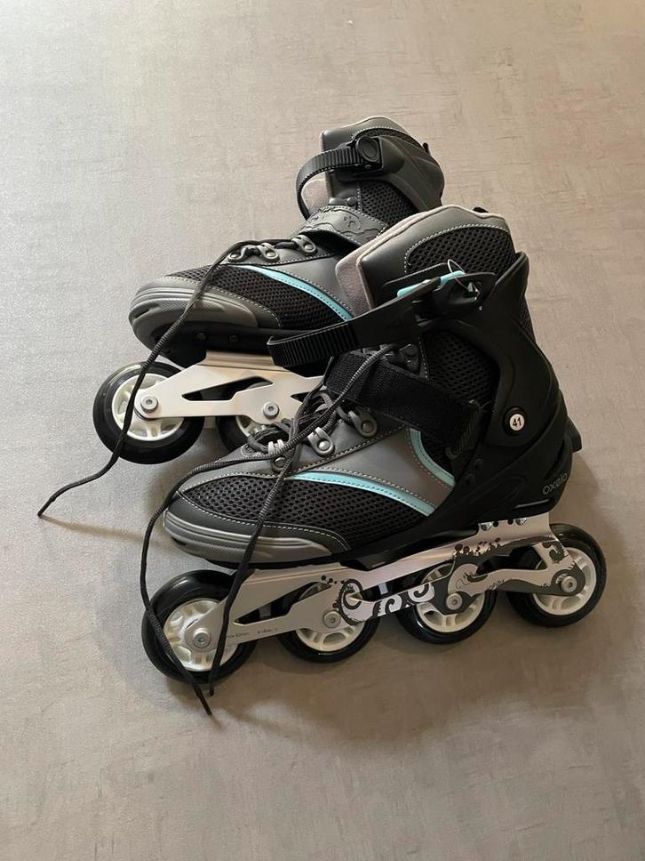 Oxelo skeelers maat 41, Sport en Fitness, Skeelers, Zo goed als nieuw, Inline skates 4 wielen, Overige merken, Dames, Heren, Ophalen