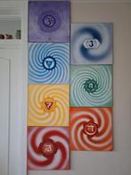 De 7 Chakra's op canvas., Enlèvement ou Envoi