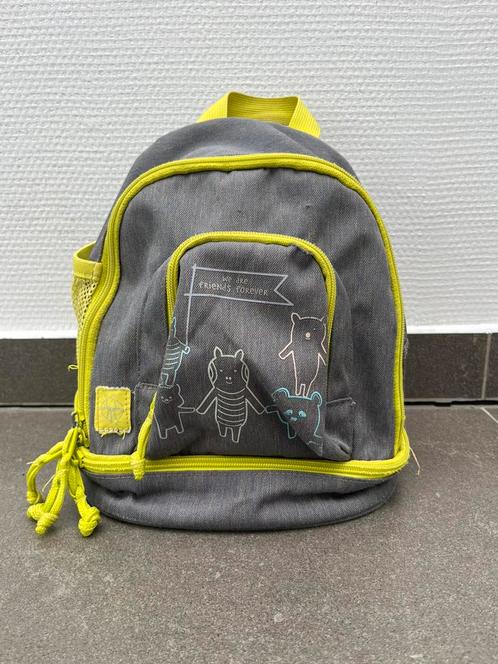 Rugzakje/schooltas kleuter, Handtassen en Accessoires, Tassen | Schooltassen, Zo goed als nieuw, Grijs, Ophalen