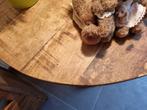 table d'appoint ancienne avec pied tourné, Maison & Meubles, 55 à 75 cm, 60 cm ou plus, Rond, Bois