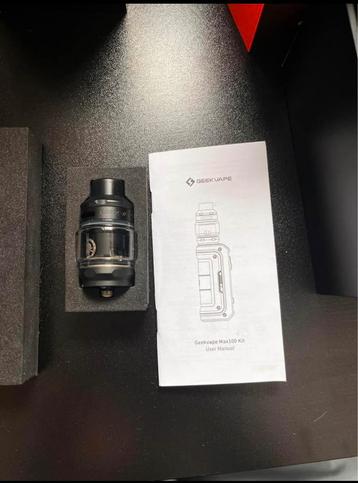 GeekVape noir + boîte d’origine – 75€ (négociable) beschikbaar voor biedingen