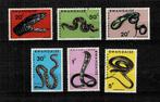 AFRIKA RWANDA REPTIELEN 6 POSTZEGELS GESTEMPELD - ZIE SCAN, Postzegels en Munten, Postzegels | Afrika, Ophalen of Verzenden, Overige landen