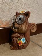 Écureuil solaire avec fleurs pour le jardin Neuf!!!, Enlèvement ou Envoi, Neuf, Animal