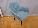 NIEUW Horecakwaliteit kuipstoelen, groengetinte stof €75/st, Ophalen of Verzenden, Nieuw, Metaal