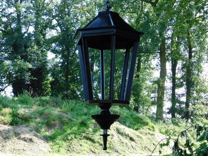 Hanglamp met Ketting - 130 cm - Zwart, Tuin en Terras, Buitenverlichting, Nieuw, Hanglamp, Aluminium, Led, Ophalen of Verzenden