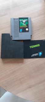 Nintendo (NES) spel Tennis + handleiding, Games en Spelcomputers, Games | Nintendo NES, Sport, Ophalen of Verzenden, Zo goed als nieuw