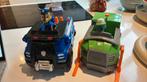 Paw Patrol - voertuigen en figuren Chase en Rocky, Enlèvement ou Envoi, Utilisé