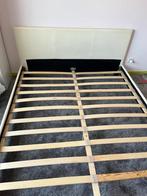 Bed 160x200, Huis en Inrichting, Slaapkamer | Bedden, Ophalen, Gebruikt, Wit, Tweepersoons