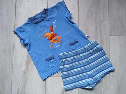 ✿ M68 - Woody zomerpyjama thema kreeft, Kinderen en Baby's, Babykleding | Maat 68, Zo goed als nieuw, Meisje, Nacht- of Onderkleding