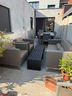 Meubili Knokke loungeset – 3-zit + 2 zetels + tafel, Ophalen, Aluminium, Loungeset