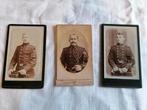 3 oude militaire foto's Brussel - Charleroi, Verzamelen, Ophalen of Verzenden, Landmacht, Foto of Poster