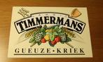 Grote sticker Lambic Timmermans - Geuze - Kriek 24x16cm, Ophalen of Verzenden, Nieuw