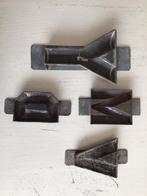 4 chocoladevorm letters, Antiek en Kunst, Ophalen of Verzenden