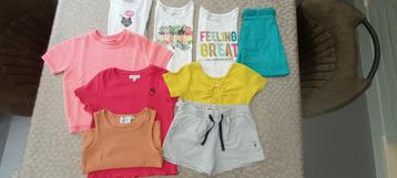 Pakketje zomerkleding voor meisje van 5 jaar 