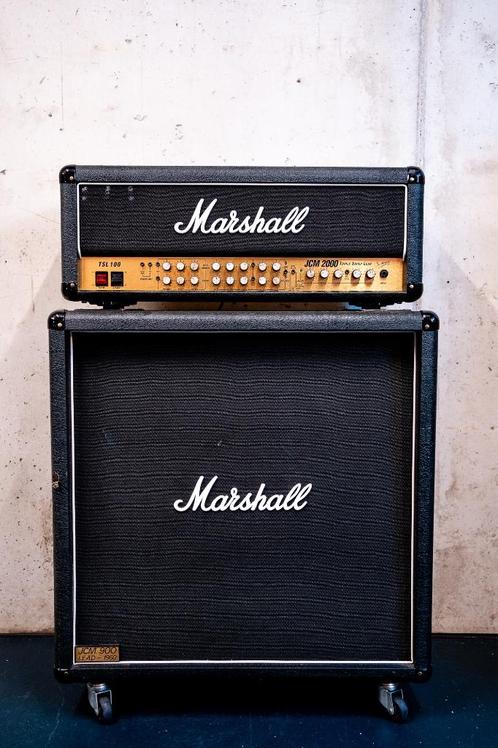 Marshall JCM2000 TSL 100 watt incl 4x12 kabinet, Musique & Instruments, Amplis | Basse & Guitare, Utilisé, Guitare, 100 watts ou plus