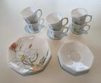Arcopal koffie- en dessertservies 6 stuks - vintage, Huis en Inrichting, Keuken | Servies, Ophalen of Verzenden, Zo goed als nieuw