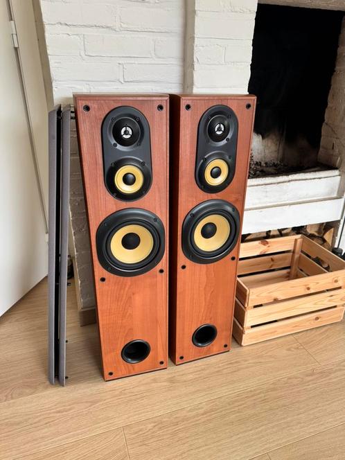 Sony Speakers 2.0 150W. SS-MF450H, Audio, Tv en Foto, Luidsprekerboxen, Gebruikt, Front, Rear of Stereo speakers, 120 watt of meer