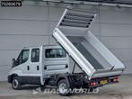 Iveco Daily 35C21 3 zijdige Kipper Dubbel Cabine 210PK 3.0L, Auto's, Bestelwagens en Lichte vracht, Stof, Euro 6, 4 cilinders