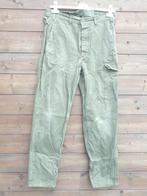 ABL kaki veelvuldig gedragen werkbroek 1983 maat 2F, Ophalen, Landmacht, Kleding of Schoenen