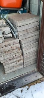 35 betontegels 30x30, Doe-het-zelf en Bouw, Tegels, Ophalen, Gebruikt, Vloertegels