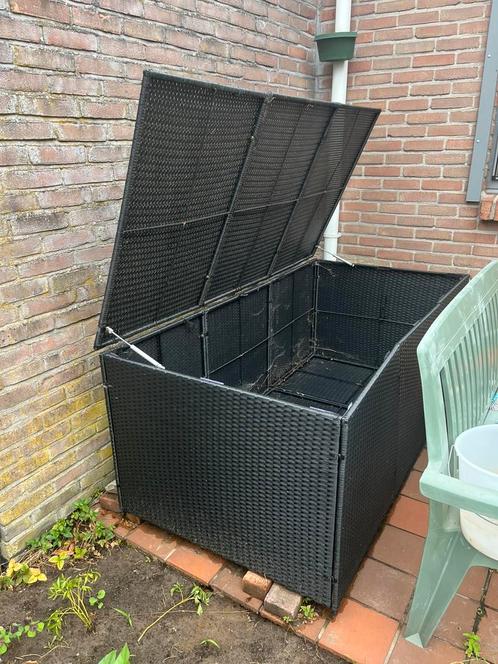 Tuinkist opberg kist, Tuin en Terras, Bergingen en Tuinkasten, Zo goed als nieuw, Kunststof, Ophalen