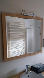 grote (badkamer)spiegel met verlichting, Huis en Inrichting, Ophalen, Gebruikt