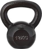 Gietijzeren kettlebell | 12kg | zwart | Nieuw
