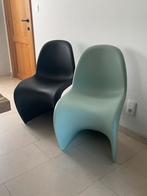 2 x Panton Chairs, Ophalen, Zo goed als nieuw, Zwart