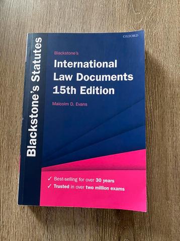 International Law Documents 15th Edition beschikbaar voor biedingen