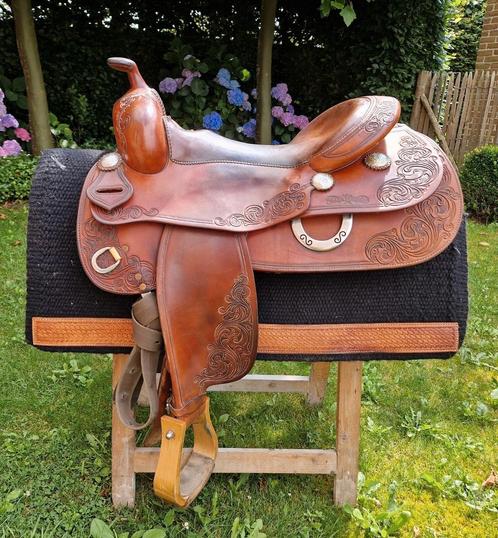 Westernzadel Tom Winter, Dieren en Toebehoren, Paarden en Pony's | Zadels, Zo goed als nieuw, Ophalen