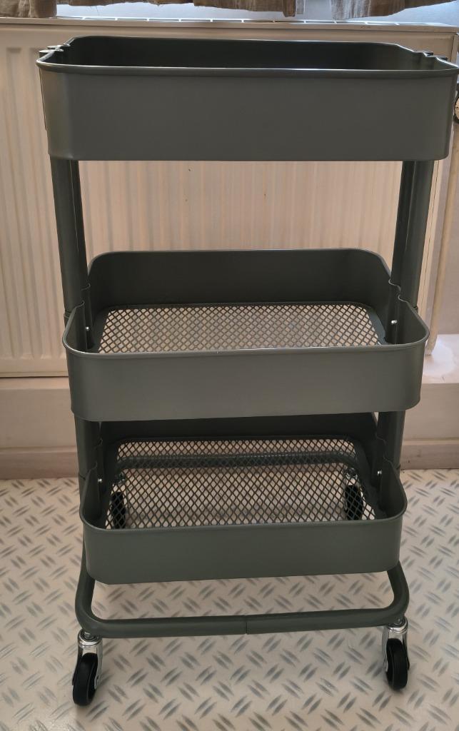 Petit chariot de rangement IKEA RÅSKOG – parfait état, Maison & Meubles, Armoires | Étagères, Comme neuf, Enlèvement