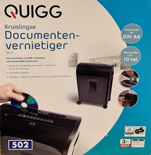 Documentenvernietiger, Articles professionnels, Aménagement de Bureau & Magasin | Fournitures de bureau, Neuf, dans son emballage