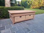 Salontafel uit massief sheeshamhout. Geluchtgomd., Ophalen of Verzenden, Zo goed als nieuw