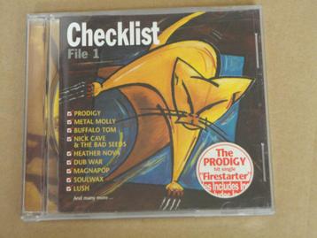 CD Checklist 1 - PRODIGY/BUFFALO TOM/NICK CAVE .>> Zie nota beschikbaar voor biedingen