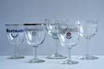 vintage bierglazen Westmalle, Verzamelen, Glas en Drinkglazen, Ophalen of Verzenden, Zo goed als nieuw, Bierglas