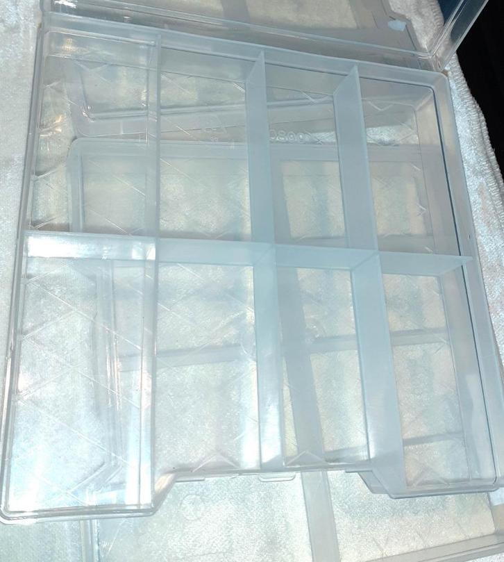 Opbergen 3 opbergdoosjes met elk 8 vakken, Hobby en Vrije tijd, Kralen en Sieraden maken, Nieuw, Overige typen, Verzenden