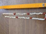 Wit sierketting/ halsketting, Ophalen of Verzenden, Gebruikt, Wit
