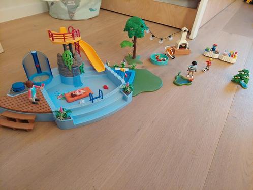 Playmobil zwembad met glijbaan en tuinfeest, Kinderen en Baby's, Speelgoed | Playmobil