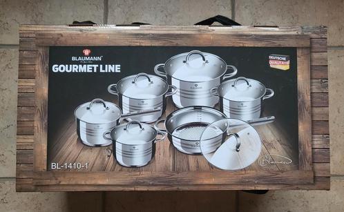 Blaumann 12- delige pannenset *Nieuw in doos*, Huis en Inrichting, Keuken | Potten en Pannen, Nieuw, Pannenset, Ophalen of Verzenden