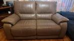 Lether sofa, Huis en Inrichting, Ophalen, Zo goed als nieuw