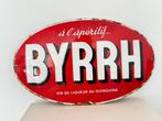 BYRRH - ensemble plaque émaillee et métallique - annees 1930, Collections, Marques & Objets publicitaires, Enlèvement ou Envoi