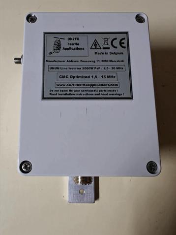 ON7FU Unun - Low bands tot 20m - 3kw beschikbaar voor biedingen